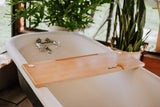wooden bath board made by dub tub